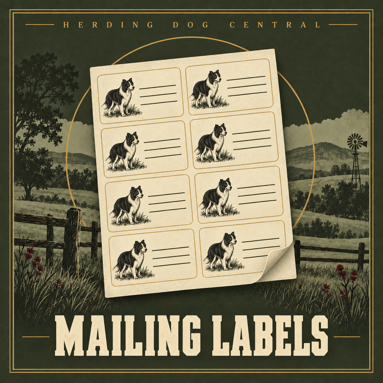 Kennel Mailing Labels